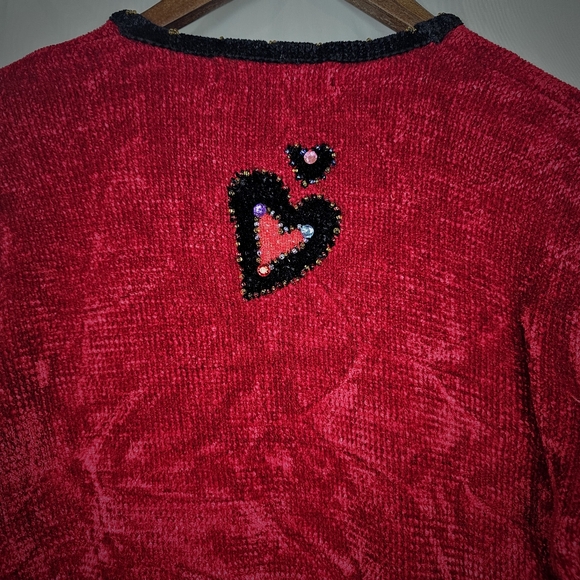 THAT SWEATER Vintage Valentine's Day Sweater. - Picture 7 of 11